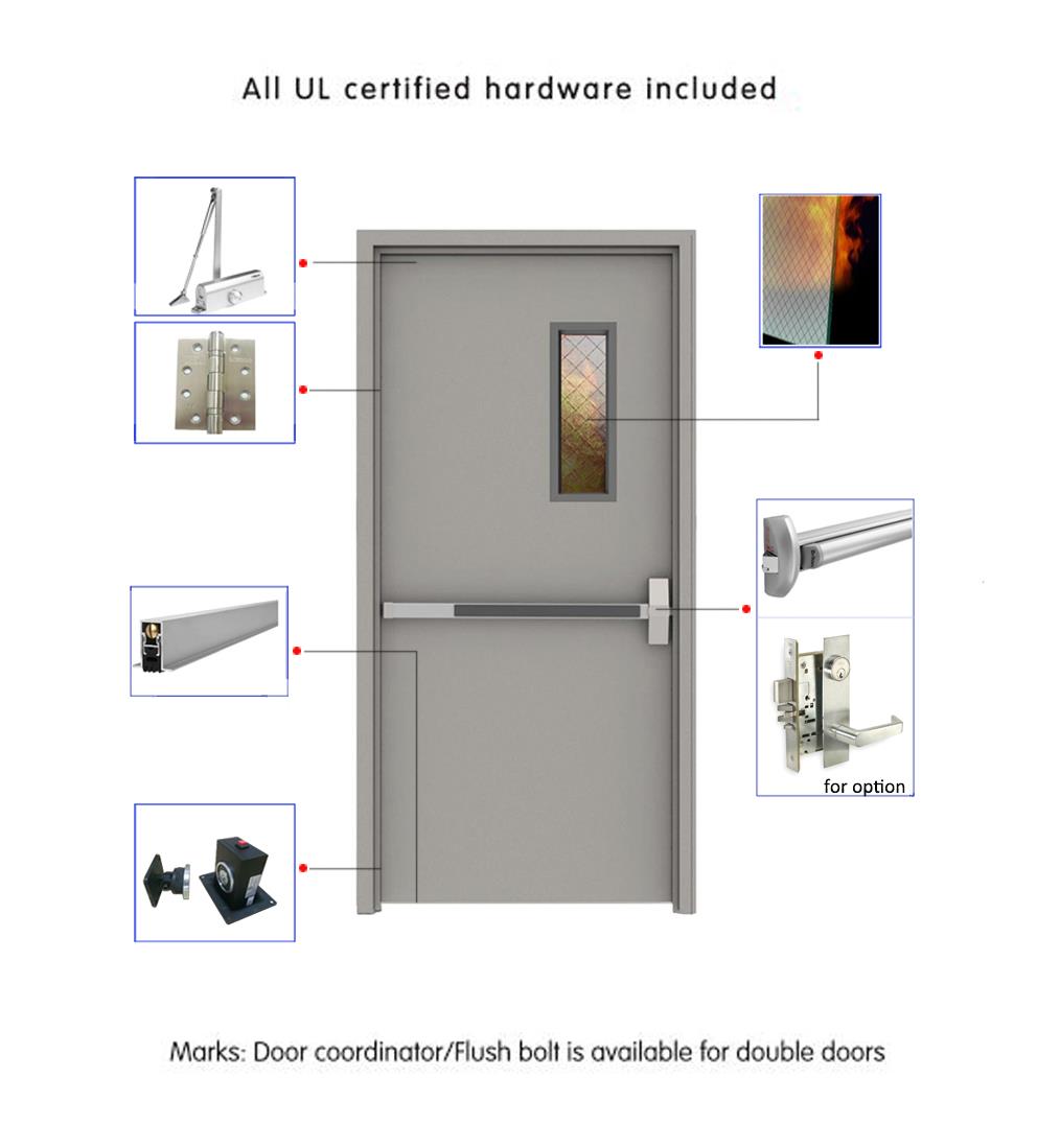 Asico UL metal door